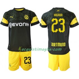Divisa di Calcio Borussia Dortmund Kagawa 23 Bambino Trasferta 2018/2019